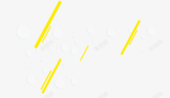 圆形几何漂浮元素psd免抠素材_新图网 https://ixintu.com 圆形几何漂浮元素 底纹 黄色