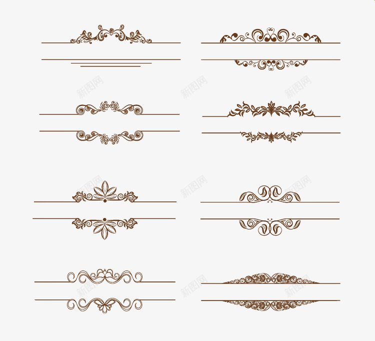 边框花纹png免抠素材_新图网 https://ixintu.com 欧美风 花纹 边框