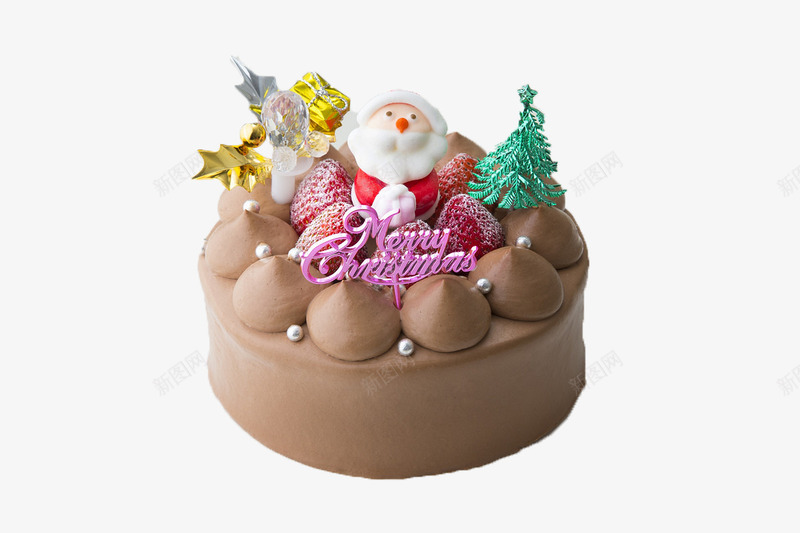 美味的圣诞蛋糕png免抠素材_新图网 https://ixintu.com 圣诞老人 圣诞蛋糕 巧克力 节日