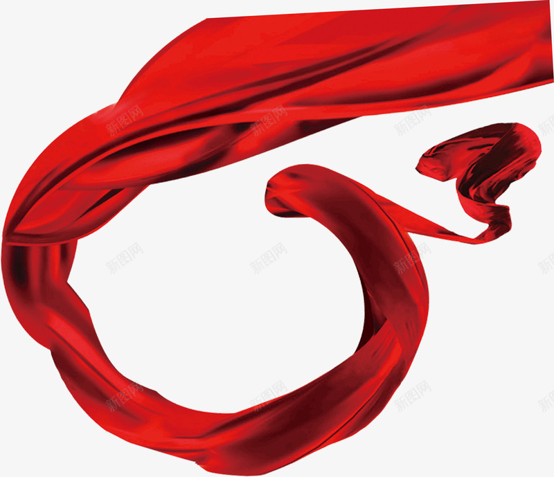 红色漂浮丝带企业文化png免抠素材_新图网 https://ixintu.com 丝带 企业 文化 漂浮 红色