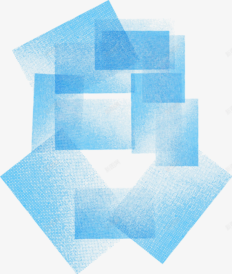 手绘蓝色商务图标png_新图网 https://ixintu.com 商务 图标 蓝色