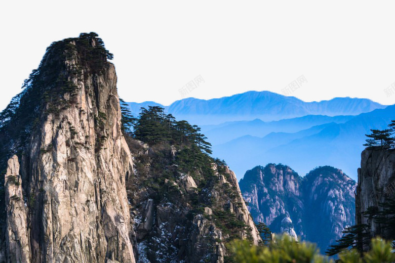 安徽黄山风景png免抠素材_新图网 https://ixintu.com 安徽 山水 旅游 景点 风景