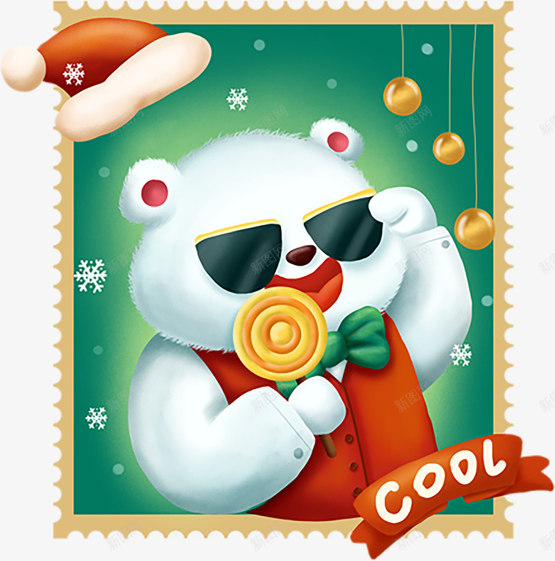 手绘圣诞节熊猫png免抠素材_新图网 https://ixintu.com 圣诞节 手绘 熊猫 素材