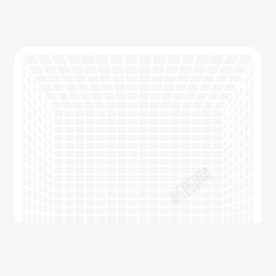 世界网足球运动球门门网矢量图高清图片