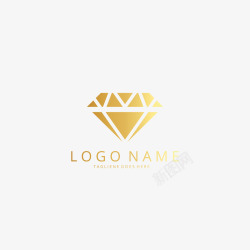 鹰卫浴logo高档金色商标图标高清图片