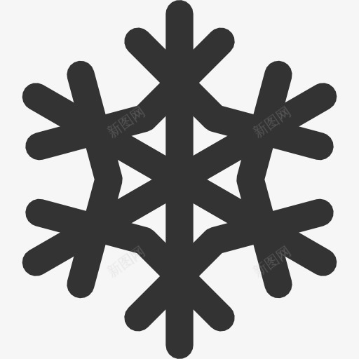 圣诞节雪花标志图标png_新图网 https://ixintu.com 图标 圣诞节 标志 雪花
