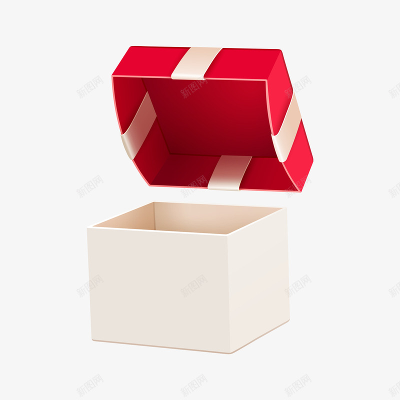 创意红色礼物盒包装png免抠素材_新图网 https://ixintu.com 创意 包装 礼物 红色 设计