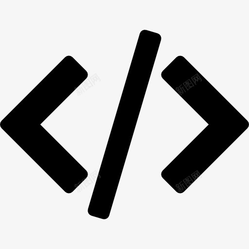 编程代码的迹象图标png_新图网 https://ixintu.com 代码 标志 界面 编程 网站 网页编程