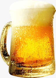 冰镇啤酒冰镇黄色啤酒高清图片