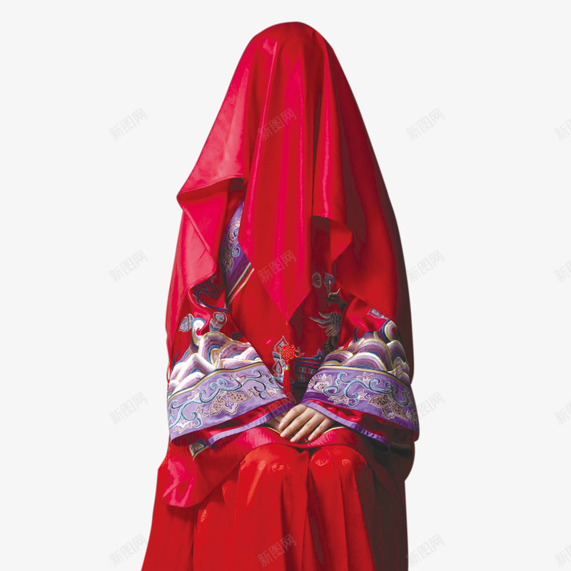 标签:出嫁人物红色喜庆素材投诉红盖头新娘装饰手绘红盖头新娘下