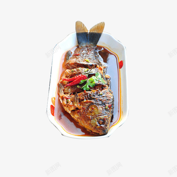红烧烤鱼png免抠素材_新图网 https://ixintu.com 产品实物 健康 海鲜 营养