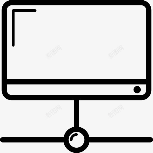 电视连接到网络图标png_新图网 https://ixintu.com 技术 电脑显示器 电视屏幕 电视机 电视监控 网络 计算机屏幕
