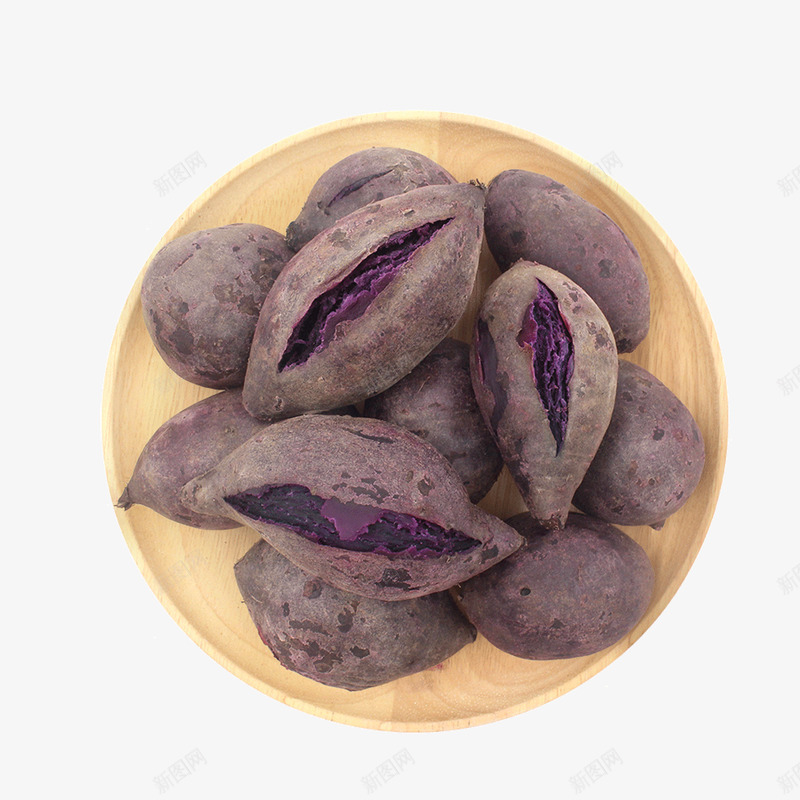 一大碟好看的紫薯png免抠素材_新图网 https://ixintu.com 小吃设计 杂粮设计 碟子设计 紫薯饼 零食 零食设计