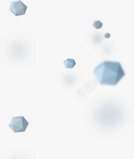 几何体蓝色石头石块漂浮png免抠素材_新图网 https://ixintu.com 几何体 漂浮 石块 石头 蓝色