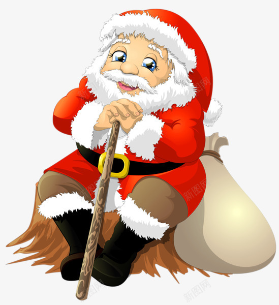 圣诞节卡通坐着的圣诞老人装饰png免抠素材_新图网 https://ixintu.com 免抠图 圣诞老人 圣诞节 坐着的圣诞老人 抠图 装饰 装饰画