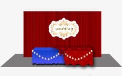 婚礼帷幔婚礼效果图图标高清图片