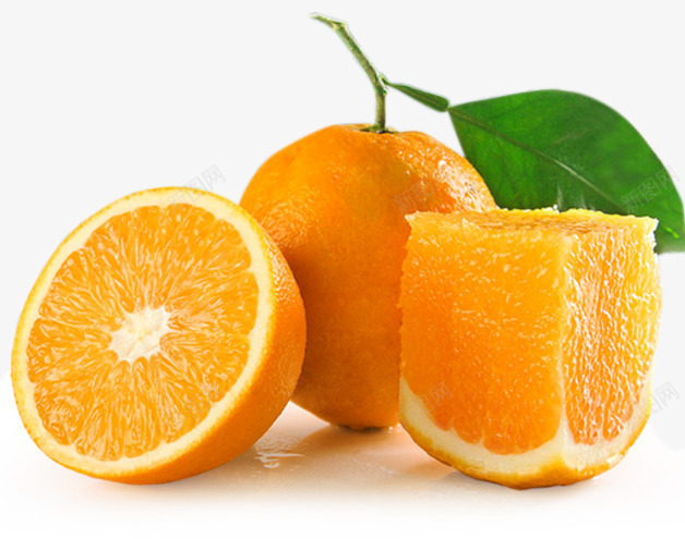 新鲜的橙子实物png免抠素材_新图网 https://ixintu.com 实物 新鲜 橙子