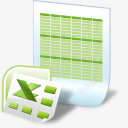 微软Excel电子表格TheDocumentexcelIcon图标高清图片