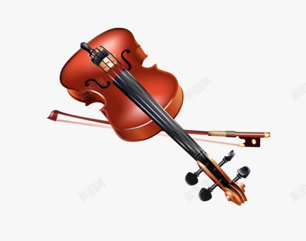 高雅艺术小提琴png免抠素材_新图网 https://ixintu.com 乐器 小提琴 艺术 高雅