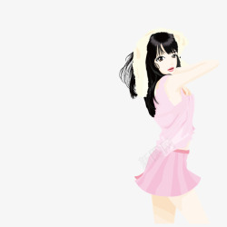 性感美女矢量图素材