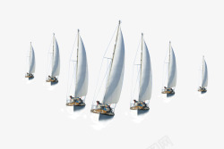 行驶轮船行驶海上的帆船高清图片