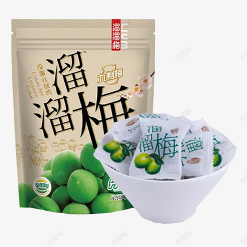 休闲零食溜溜梅蜜饯果脯干话梅png免抠素材_新图网 https://ixintu.com 干话梅 果脯 溜溜梅 蜜饯 零食 食品