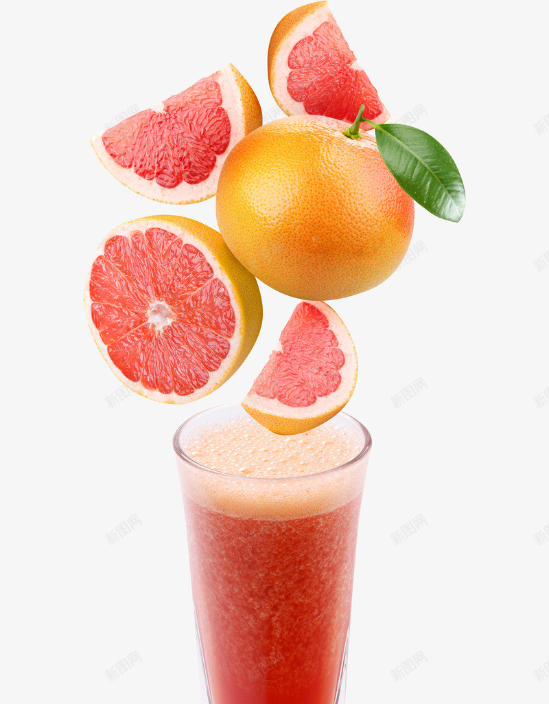 血橙果汁png免抠素材_新图网 https://ixintu.com 果汁 红色果汁 血橙