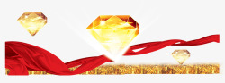 红色黄金金色钻石黄金楼盘高清图片