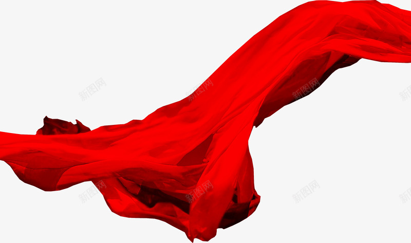 红色的丝带png免抠素材_新图网 https://ixintu.com 丝巾 丝带 红色
