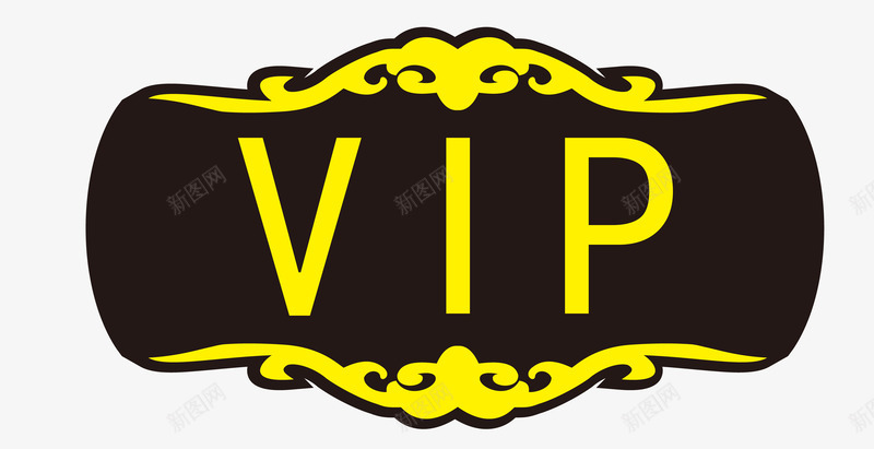 VIP门牌图标png_新图网 https://ixintu.com 专属 标志 设计 铭牌 门口 门牌 门牌设计