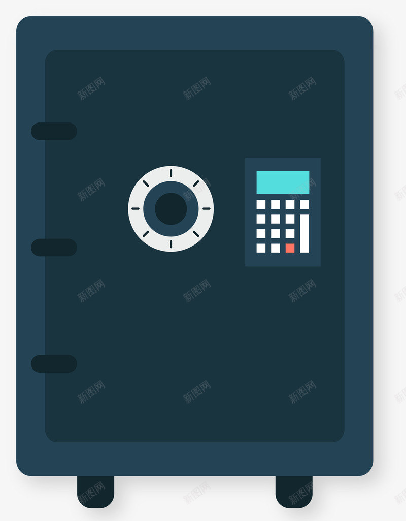 扁平化保险柜图标png_新图网 https://ixintu.com 中国经济 大型保险柜 经济矢量图 金币 金币图 金融图标 金融外汇 金融经济 银币