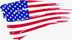 美国国庆日笔刷美国国旗时尚高清图片