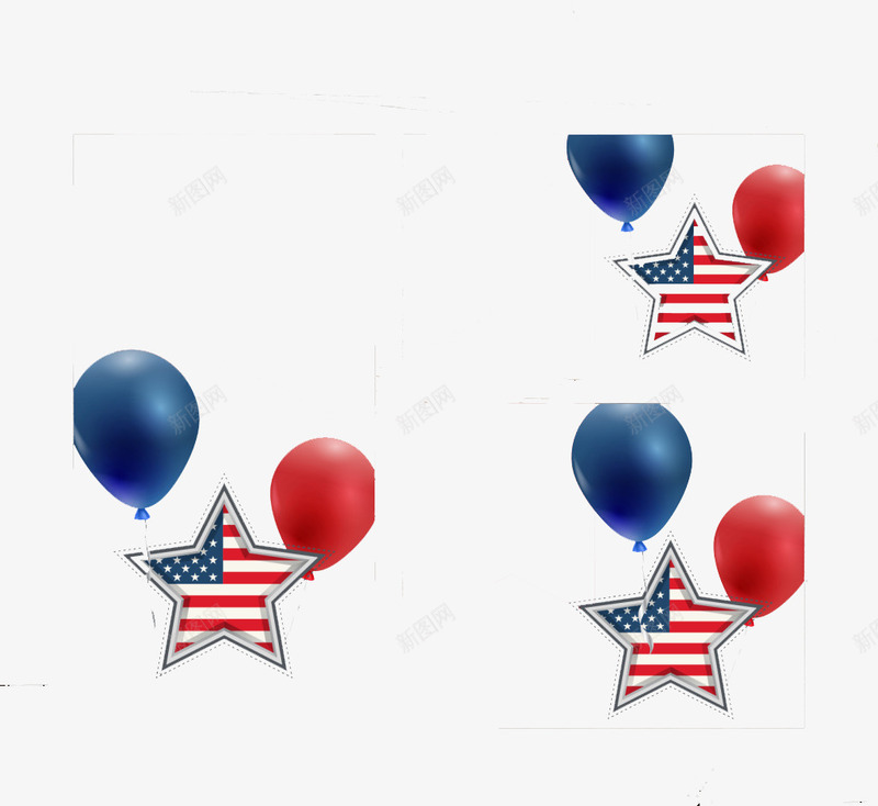 美国劳动节气球工作横幅png免抠素材_新图网 https://ixintu.com 劳动节 横幅 气球 美国