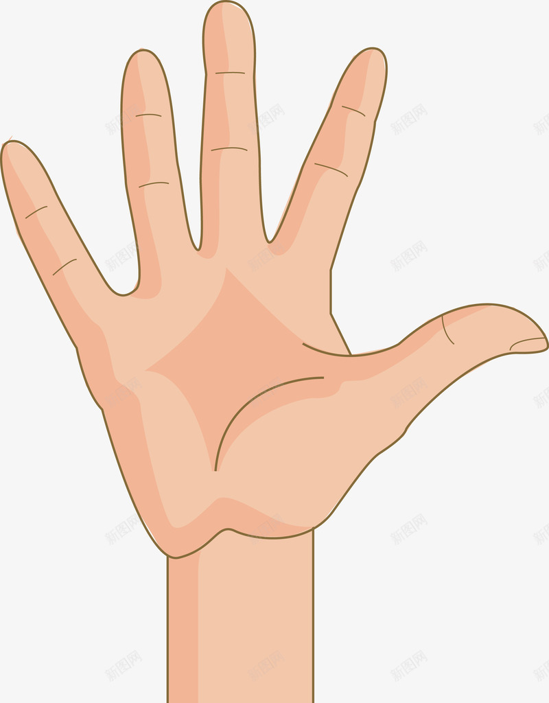 手绘伸出的手指图png免抠素材_新图网 https://ixintu.com 卡通 卡通手 手 手势 手势矢量图 手指 手指图 手掌 手绘手 拳头 指示 握拳 简单的手