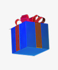 创意合成效果蓝色的礼物包装png免抠素材_新图网 https://ixintu.com 创意 包装 合成 效果 礼物 蓝色