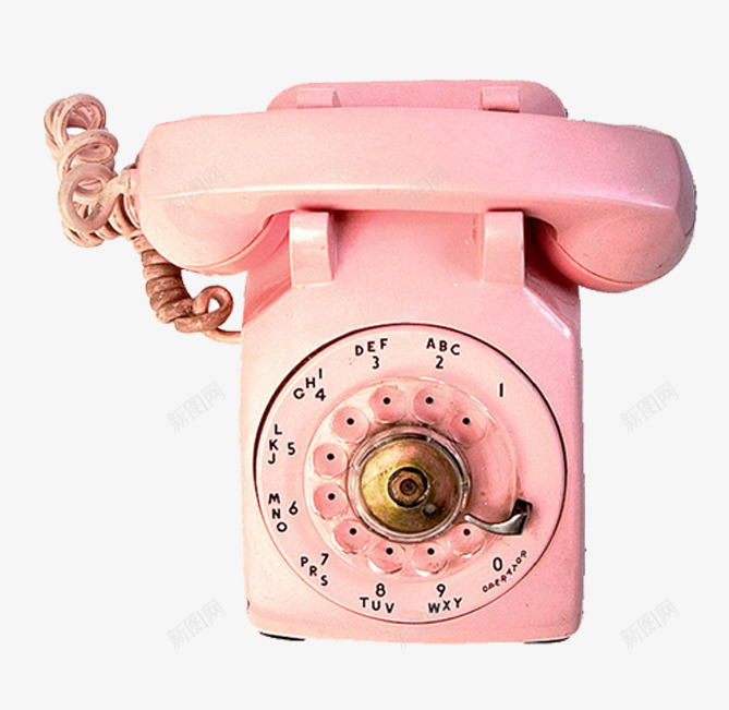 复古电话机png免抠素材_新图网 https://ixintu.com 少女风电话机 电话 粉色电话机 老式话机