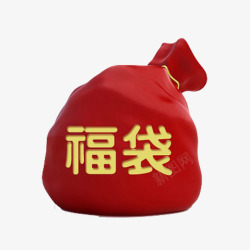 神秘福袋红色福袋高清图片