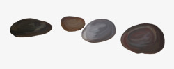 鹅软石填充图案四块黑色小石子高清图片