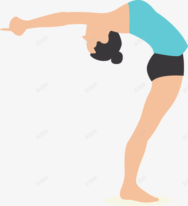 弯腰的瑜伽姿势png免抠素材_新图网 https://ixintu.com 人 人体 健康 健康的生活方式 健身 儿童瑜伽 可爱 平衡 手 放松 瑜伽 生活方式 身心 运动 锻炼