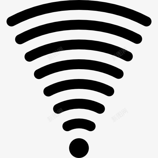 全强度连接图标png_新图网 https://ixintu.com WiFi 互联网 全 强的WiFi信号 界面 符号 连接