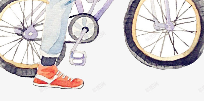 骑车的女孩png免抠素材_新图网 https://ixintu.com 卡通 可爱 女孩 少女 手绘 手绘插画 插画
