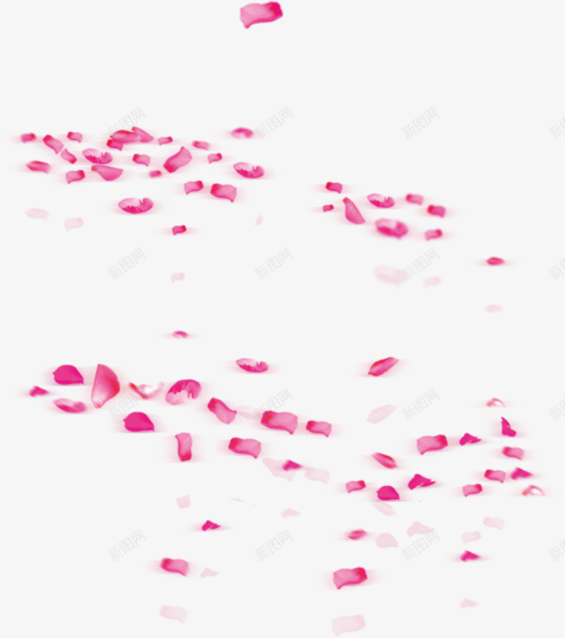 飞舞的花瓣png免抠素材_新图网 https://ixintu.com PPTUIAPP素材 植物 红色花瓣 花朵 花飘落