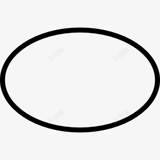 Oval的形状图标png_新图网 https://ixintu.com 图形工具 界面 选择椭圆形状