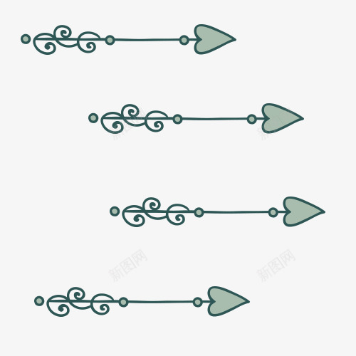 手绘情人箭集psd免抠素材_新图网 https://ixintu.com 丘比特之箭 情人节 情侣 爱 箭头 集合 飞行