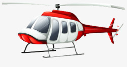 卡通版的直升机素材