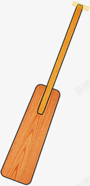 棕色木质船桨png免抠素材_新图网 https://ixintu.com 木质 棕色 船桨
