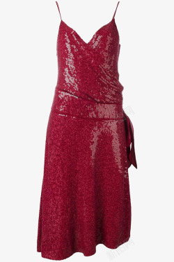 红丝绒礼服裙素材