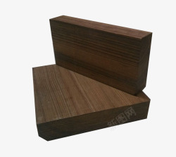 原料加工棕红色木材加工原料木板高清图片