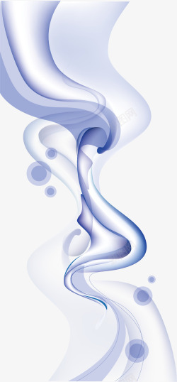 创意形状烟雾装饰物紫色气体形状高清图片