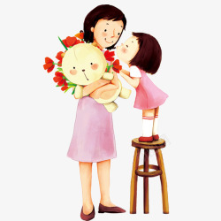 我爱你妈妈素材